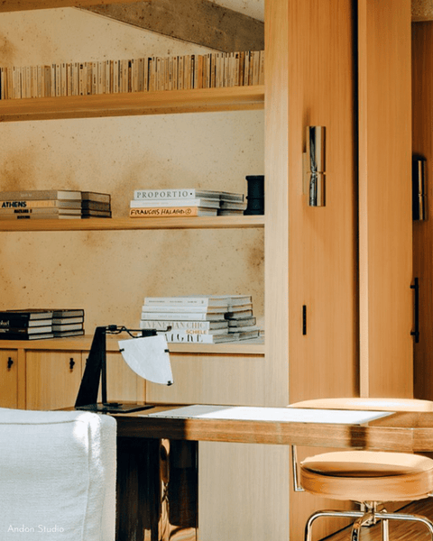 Quart de rond potence